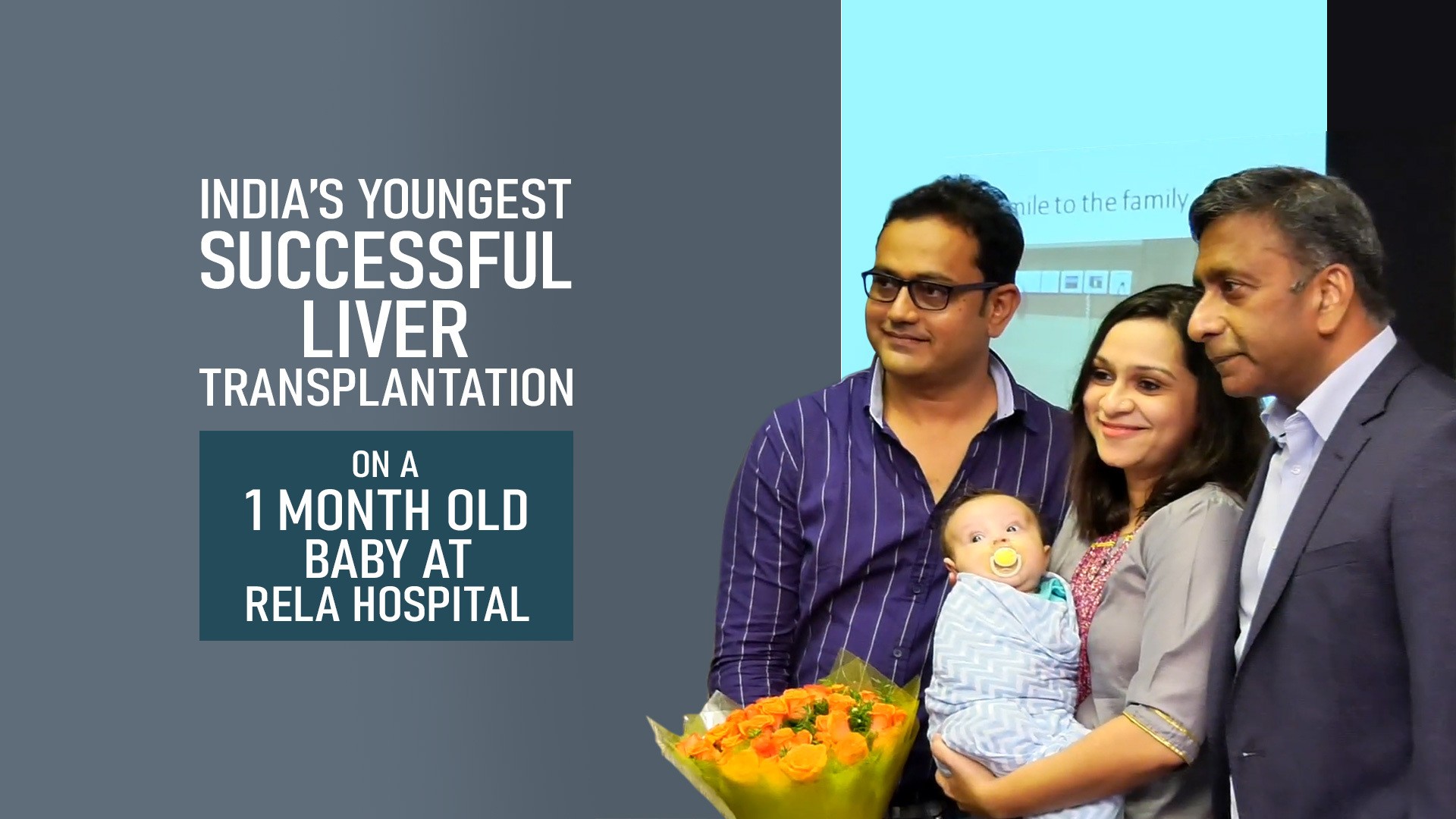 India’s Youngest Successful Liver Transplantation On A One-Month-Old Baby, Performed At Dr Rela Hospital