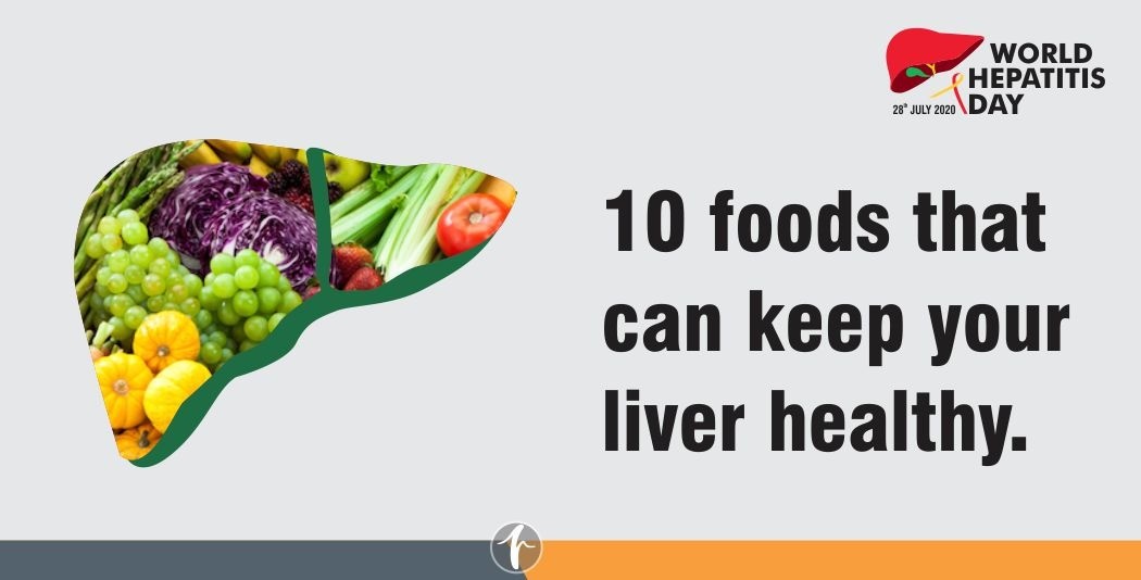 10 foods that can keep your liver healthy.