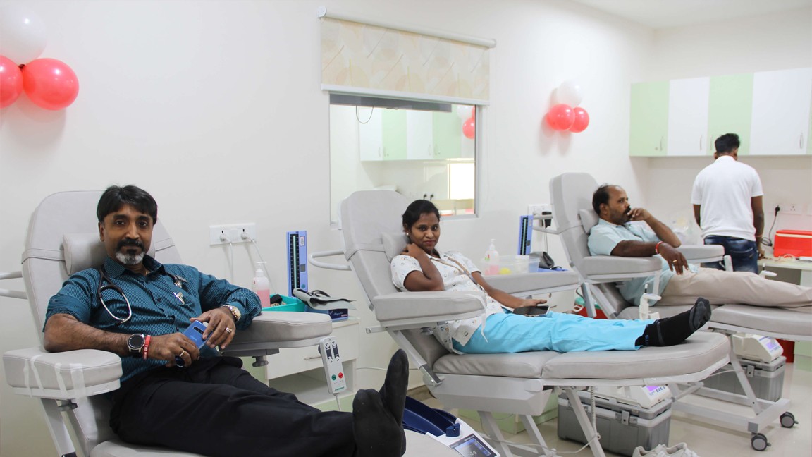 Blood Donation Camp at Rela Hospital
