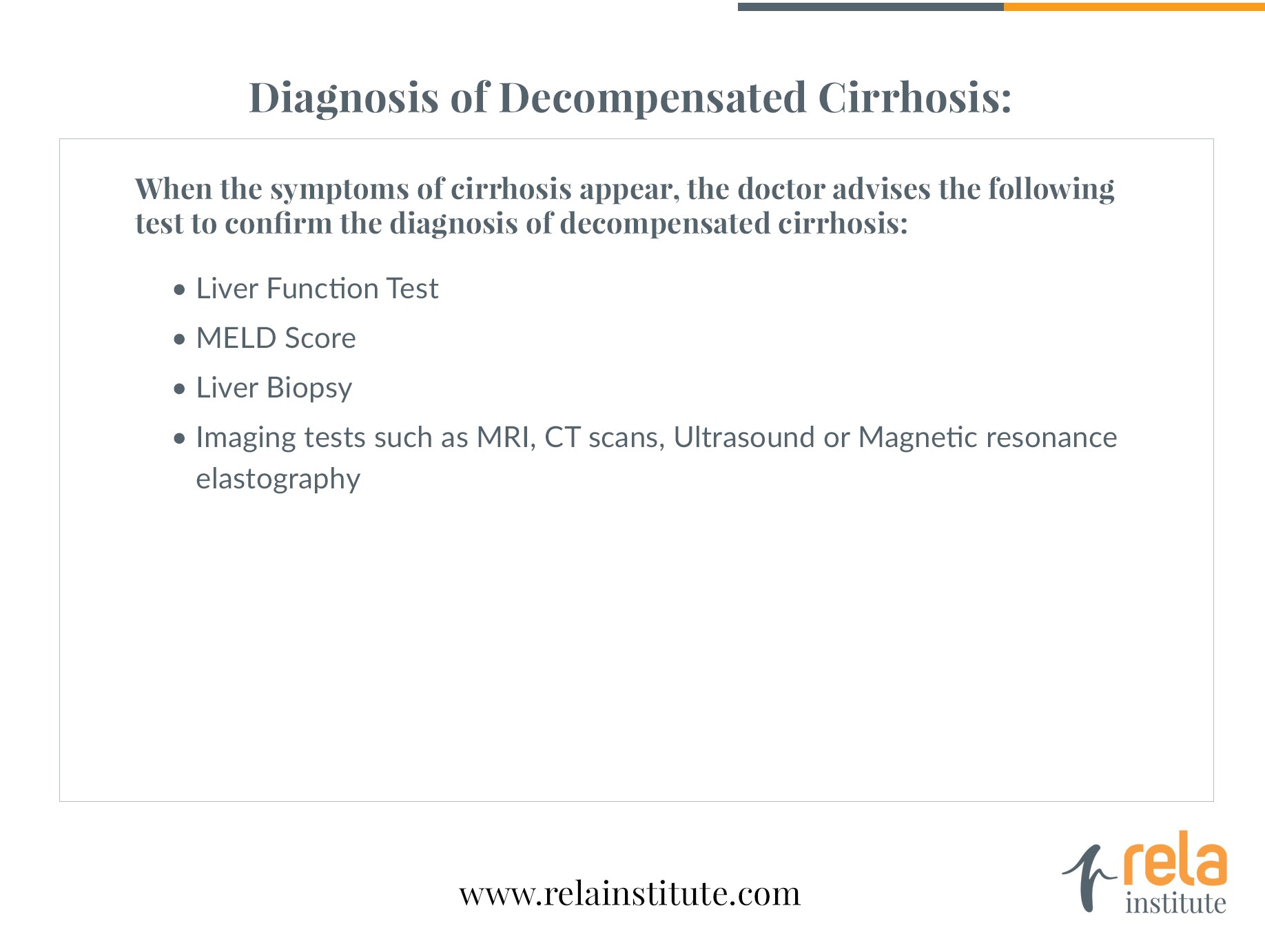 Decompensated Cirrhosis