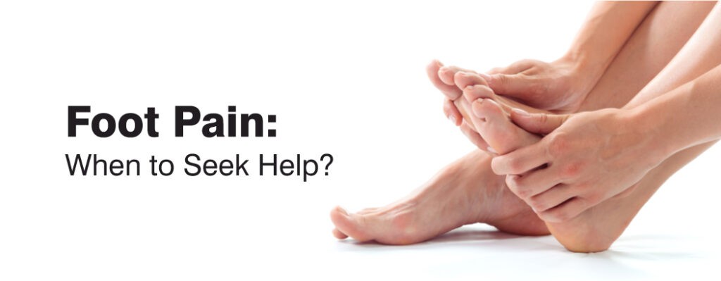 What is the reason for foot pain?
