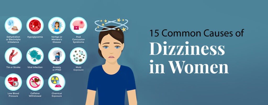15 common causes of dizziness in women