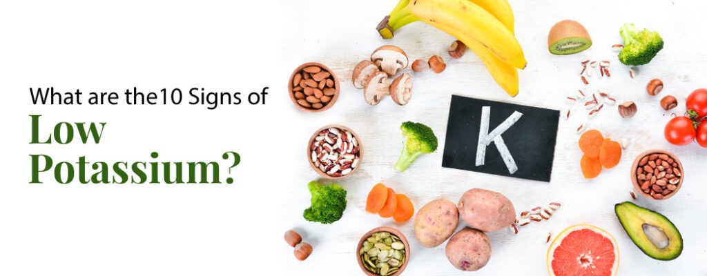 What are the 10 signs of low potassium?